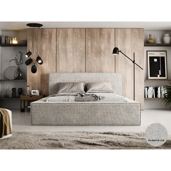 Postel Čalouněná postel LUCCA rozměr 140x200 cm Šedá