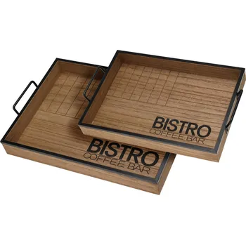 Home Styling Collection Servírovací podnosy Bistro, 2 kusy