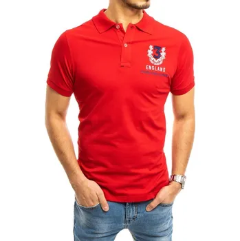 Pánská móda Pánské polo tričko PX0357 Barva: Červená, Velikost: 2XL