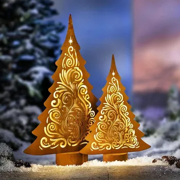Vánoční stromek LED jedle Ornament hnědá