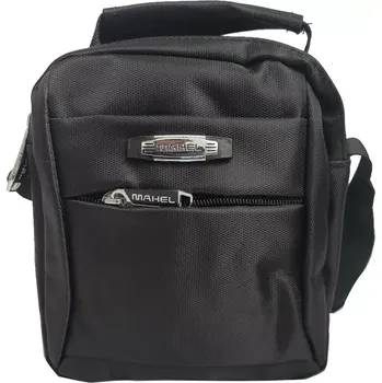 Pánská taška přes rameno černá Mahel 8813-16 - textilní, crossbody, nastavitelný popruh | Cooltovka.cz