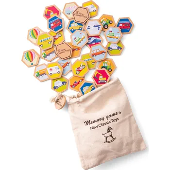 Dřevěná hračka Dřevěné pexeso - dopravní prostředky