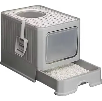 APT ZW31 Kryté kočičí WC MARO s dvířky, 50 x 40 x 40 cm