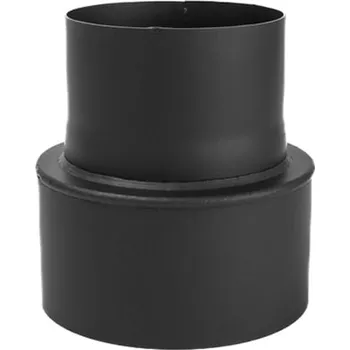 Kouřovod Redukce trubková 180/150 mm (d.160 mm), silnostěnné 1,5 mm, černá MA654657