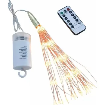 LED páska X-SITE LED světelný řetěz - ohňostroj YHD-002 18m bílý