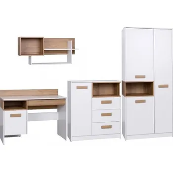 Dětský pokoj Marek Dětský pokoj Grant R bílá + dub riviera