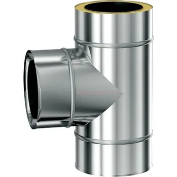 Komín T-kus 90° 120/0,5-30 mm SP