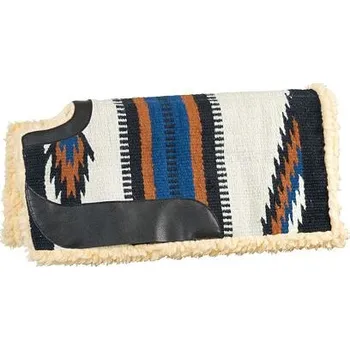 Deka pro koně Westernová deka pod sedlo s výkrojem na kohoutek, modrá