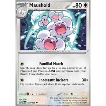 Volný čas Pokémon SSP 158/191 Maushold - Surging Sparks Stav: Near Mint, Verze: NORMAL