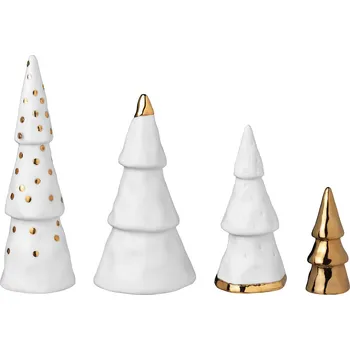 Vánoční dekorace Raeder, Figurky vánoční Winter Forest zlaté 4 ks - Formadore