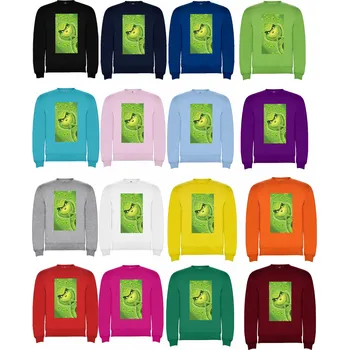 Pánská mikina Mikina přes hlavu s postavou Grinch Barva: Fialová/purpurová, Velikost: 134/140 - 9/10let