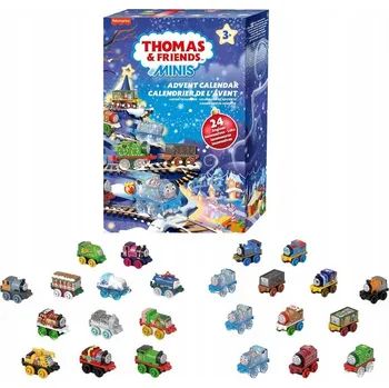 Vláček a vláčkodráha Fisher Price HWB49 Mini mašinky adventní kalendář 2024