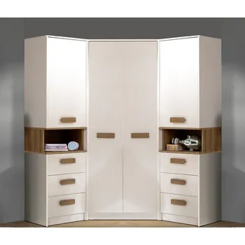 Předsíňová stěna Marek Předsíňová stěna Grant 17 bílá + dub riviera