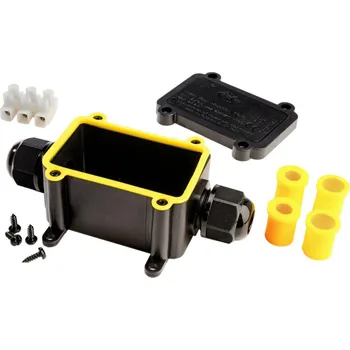 Venkovní osvětlení Deko-Light Outdoor 2-násobný-rozbočovač hranatý kabel 5-12mm, 0.5-2,5mm, 450V AC/24A, T 930712