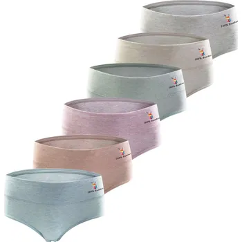 Kalhotky FANNIFEN Dámské Jednobarevné kalhotky CZ1005 - 3 ks v balení Barva: Mix, Velikost: 2XL