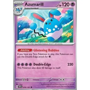Volný čas Pokémon SSP 074/191 Azumarill - Surging Sparks Stav: Near Mint, Verze: NORMAL