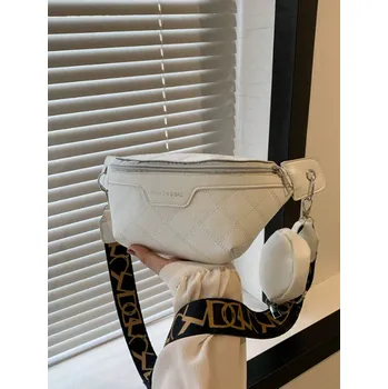 Ledvinka Dámská kožená ledvinka Barva: Bílá