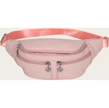 Ledvinka Dámská kožená ledvinka Barva: Růžová