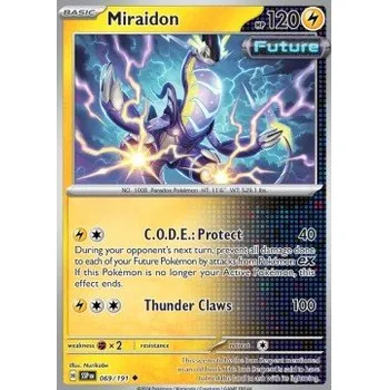 Sběratelská karetní hra Pokémon SSP 069/191 Miraidon - Surging Sparks Stav: Near Mint, Verze: NORMAL