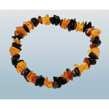 Náramek Jantarový náramek mix sekaných kousků