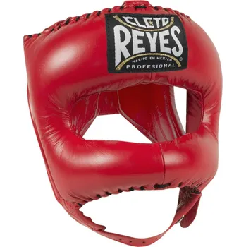 Chránič hlavy na box a bojový sport Helma Cleto Reyes s "V" rámem - červená