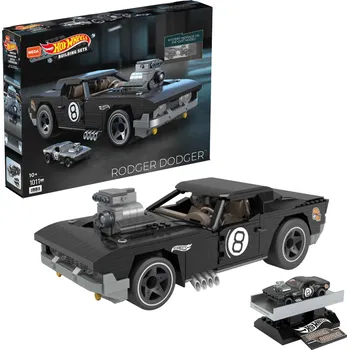 Mattel Hot Wheels sběratelský Rodger Dodger 31 cm - stavebnice Mega Construx