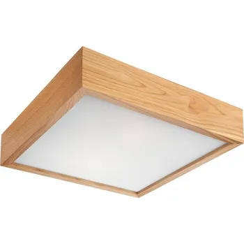 Stropní světlo Stropní svítidlo OAK SQUARE 2xE27/60W/230V dub 37,5 cm