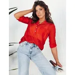 Elegantní dámská košile LUNA RY2322 Barva: Červená, Velikost: L