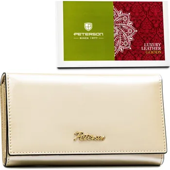 Peněženka Klasická dámská peněženka z přírodní kůže Barva: Béžová