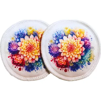 Těhotenská móda Breberky BIO Vložky do podprsenky - Pastelový puget (PUL)