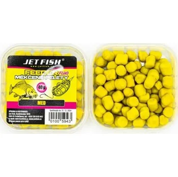 JET FISH - Fluoro měkčené peletky 40g - med