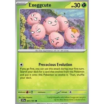 Sběratelská karetní hra Pokémon SSP 001/191 Exeggcute - Surging Sparks Stav: Near Mint, Verze: NORMAL