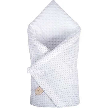 Zavinovačka Zavinovačka Maceshka Zavinovačka Minky bílá, šedý puntík v bílé