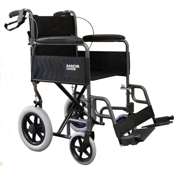 Invalidní vozík Roma Medical - lehký, cestovní vozík - Stříbrná