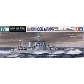 Plastikový model Tamiya Hood & E Class Destroyer