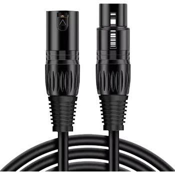 Příslušenství ke zvukové technice XLR mikrofonní kabel samec/samice, DMX512 5 m
