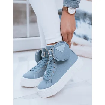 Dámské kozačky Dámské tenisky WEIRA trekové boty ZY0040 Barva: Nebeská, Velikost: 38