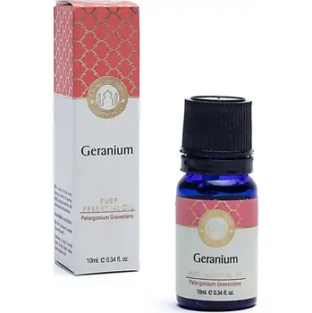 Pelargonie | Geranium 10ml | Esenciální olej (100% čistý a přírodní esenciální olej z Pelargonie v 10ml balení s praktickým kapátkem)