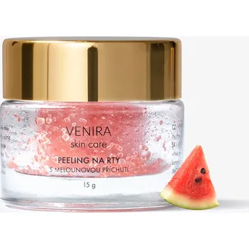 Péče o rty VENIRA peeling na rty s melounovou příchutí, 15 g