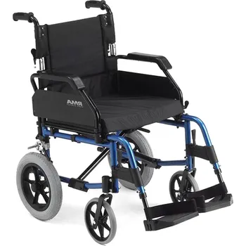 Invalidní vozík Roma Medical - odlehčený cestovní vozík do auta - Modrá