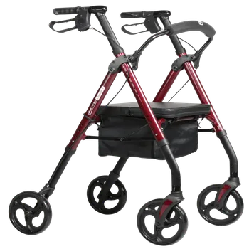 Chodítko pro seniory Excel Litewalk II - Červená