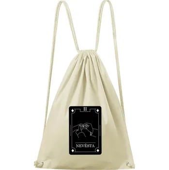 Městský batoh DOBRÝ TRIKO Bavlněný batoh Nevěsta tarot Barva: Natural