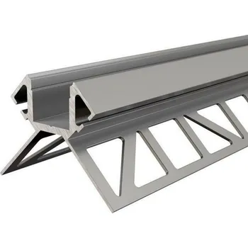 LED páska Light Impressions Reprofil dlaždicový profil roh vnější EV-02-12 stříbrná elox 2500 mm 975381