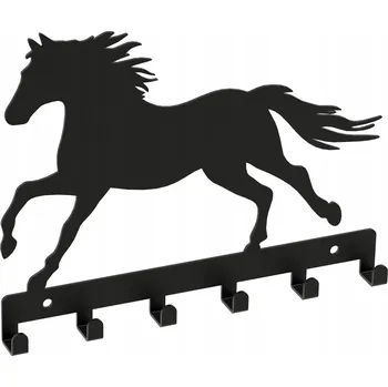 Věšák Šatní ramínko kovový Domer černý