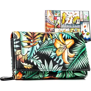 Peněženka Prostorná, kožená dámská peněženka s potiskem Barva (Varianta): 20