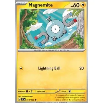 Sběratelská karetní hra Pokémon SSP 058/191 Magnemite - Surging Sparks Stav: Near Mint, Verze: REVERSE HOLO