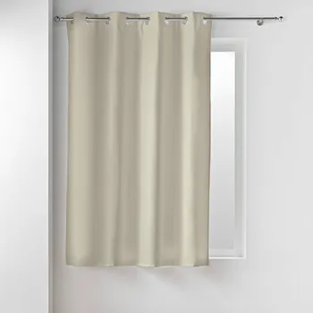 Sprchový závěs Douceur d'intérieur Izolační závěs s oky, 135 x 180 cm, béžový