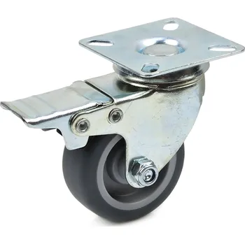 Pojezdové kolečko GEKO OTOČNÉ TRANSPORTNÍ KOLEČKO S BRZDOU 50MM G71511