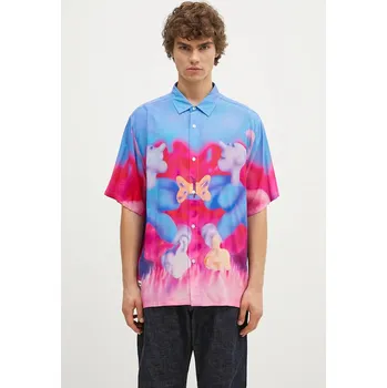 Dámská košile Košile PLEASURES Interaction Button Down, XL, růžová, 30X