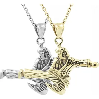 Přívěsek Přívěsek Karate z nerezové oceli s řetízkem - Nerez RL